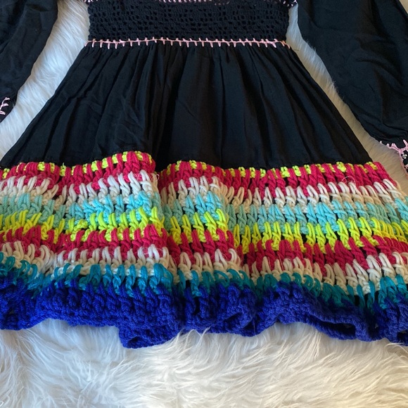 NEW CELIAB Scarlet Floral Multicolor Embroidered Dress NWT - Picture 7 of 15